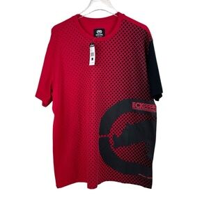 ECKO Unltd Red Black Double Sided T-Shirt Men’s Size L NWT MSRP $38